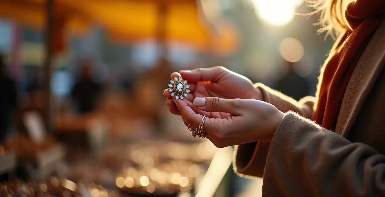 Signature-Accessoires vom Berliner Flohmarkt als persönliche Stil-Statements